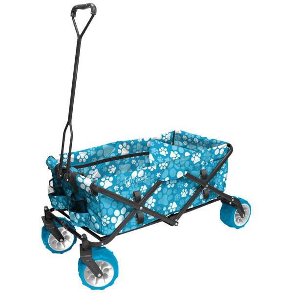 CREATIVE OUTDOOR DISTRIBUTOR All Terrain Folding Wagon Paw Print